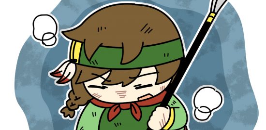 敗北する馬岱