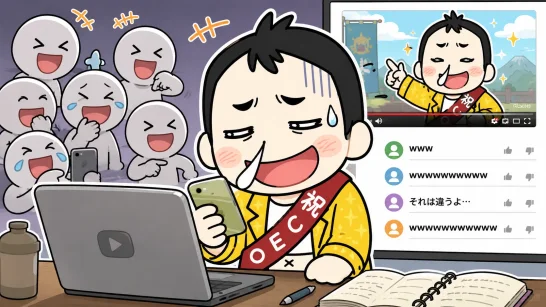失笑される代表のおとぼけ(失笑文化)